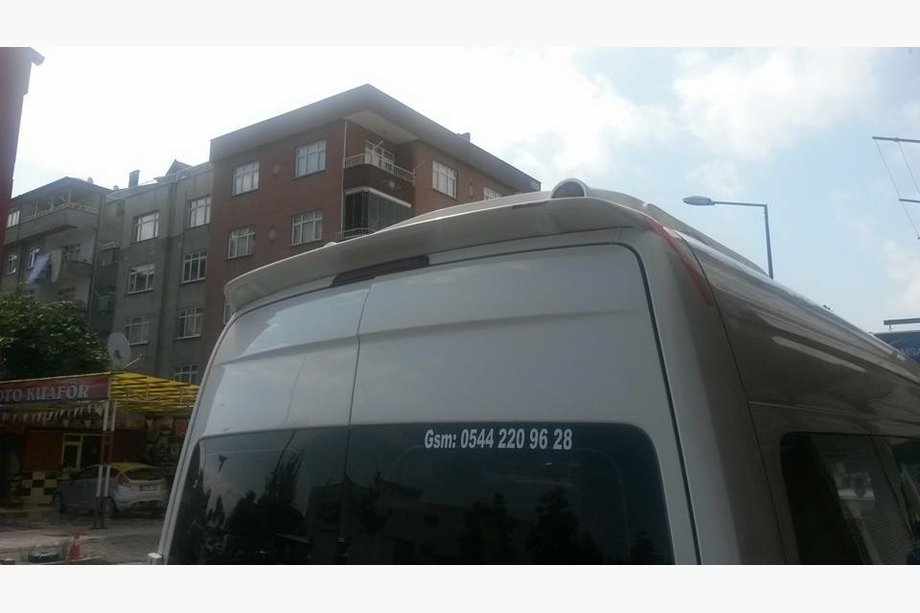 Mercedes Sprinter W906 2006–2018 Spoileris Anatomik (šaurais modelis, krāsošanai) Foto 3