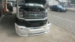 Volkswagen Crafter 2006–2016 Priekšējā bufera lūpa 2012↗ (Era ar slīpumu, krāsošanai) foto 4
