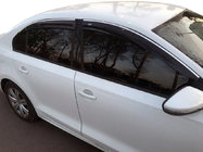 Volkswagen Jetta 2011–2018 Logu deflektori ar hroma līsti (4 gab., Niken) foto 1