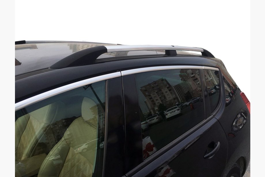 Peugeot 3008 2008–2016 Jumta reliņi hromēti (plastmasas stiprinājumi) Image