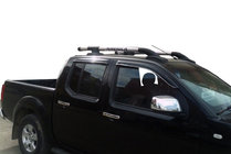 Toyota Hilux 2006–2015 Jumta reliņi ar šķērssijām (2 gab., hromēti) foto 3