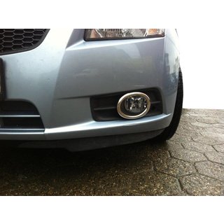 Miglas lukturu apmale (2 gab., nerūsējošais tērauds) Chevrolet Cruze 2009–2015 foto 2