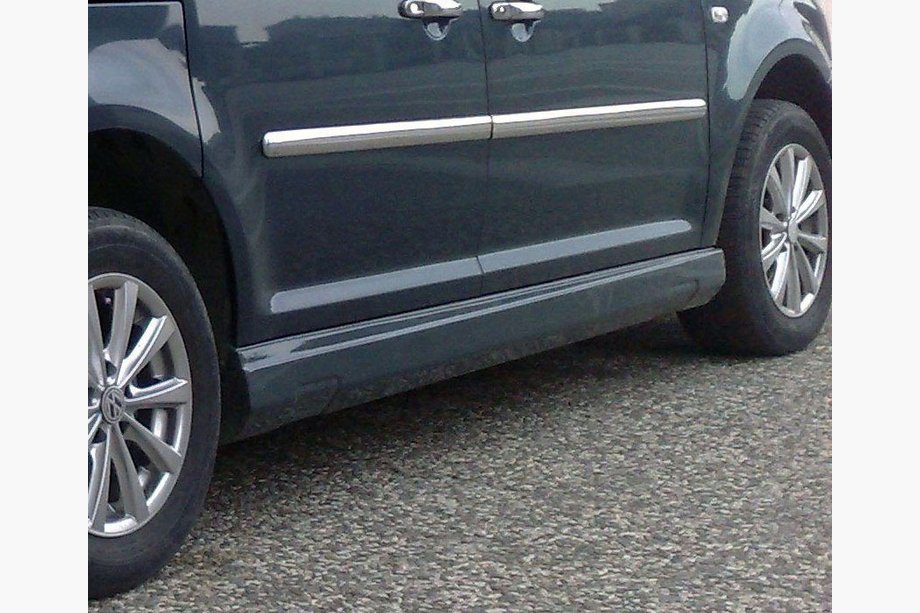 Volkswagen Caddy 2004–2010 Sānu sliekšņi New Model (krāsošanai) Image
