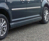 Volkswagen Caddy 2004–2010 Sānu sliekšņi New Model (krāsošanai) foto 1
