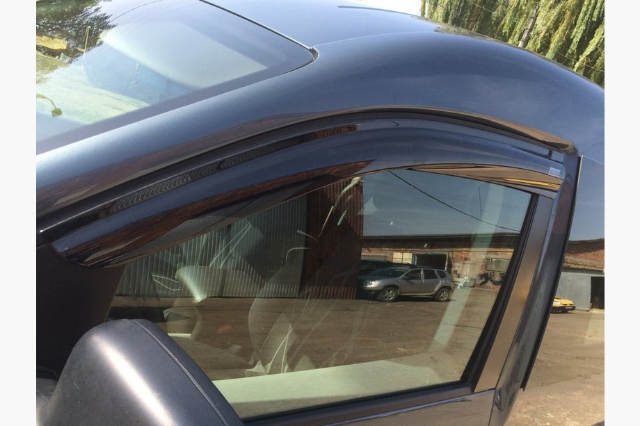 Volkswagen Caddy 2010–2015 Logu vēja deflektori (2 gab., TeamRacing) Foto 4