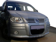 Volkswagen Caddy 2004–2010 Priekšējais bamperis (uzlika, krāsošanai) foto 2