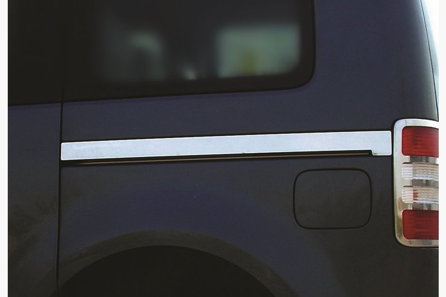 Volkswagen Caddy 2010–2015 Bīdāmo durvju moldings (2 gab., nerūsējošais tērauds) Image
