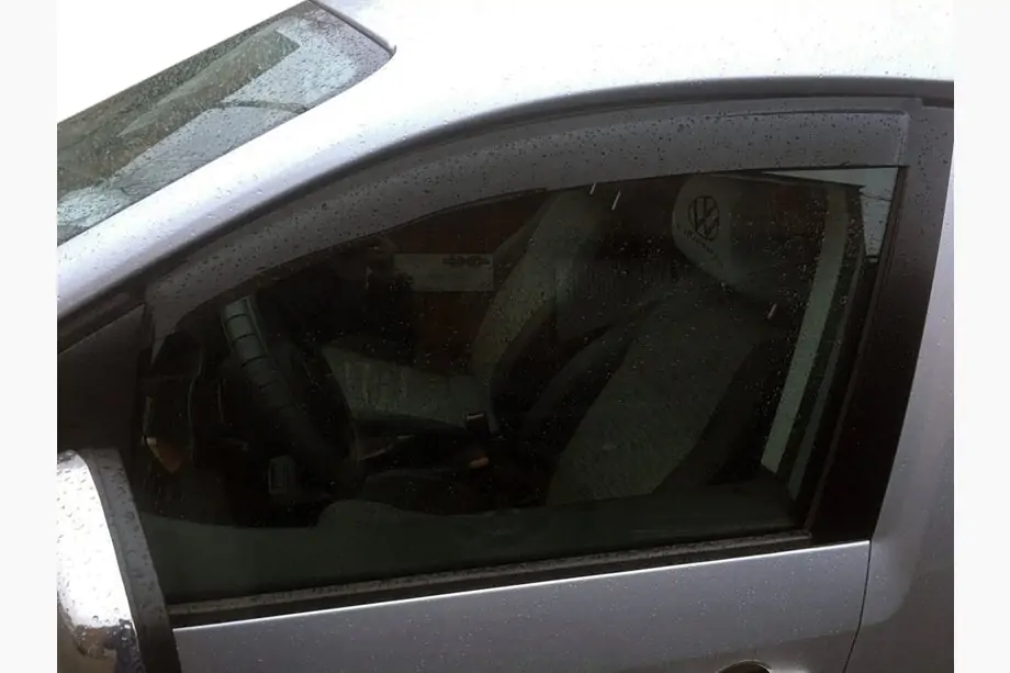 Volkswagen Caddy 2004–2010 Logu vēja deflektori (2 gab., Niken) Image