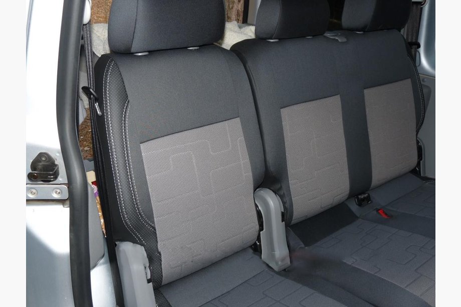 Volkswagen Caddy 2010–2015 Autosēdekļu pārvalki (mākslīgā āda↗audums, Premium) Image