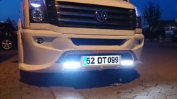 Volkswagen Crafter 2006–2016 Priekšējā bampera uzlika 2012↗ (Sport-3, krāsošanai) foto 8