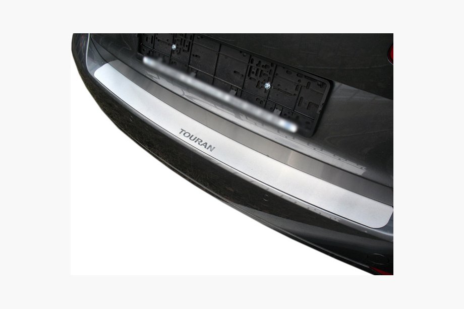 Volkswagen Touran 2010–2015 Natanika aizmugurējā bufera aizsarguzlika (nerūsējošais tērauds) Image