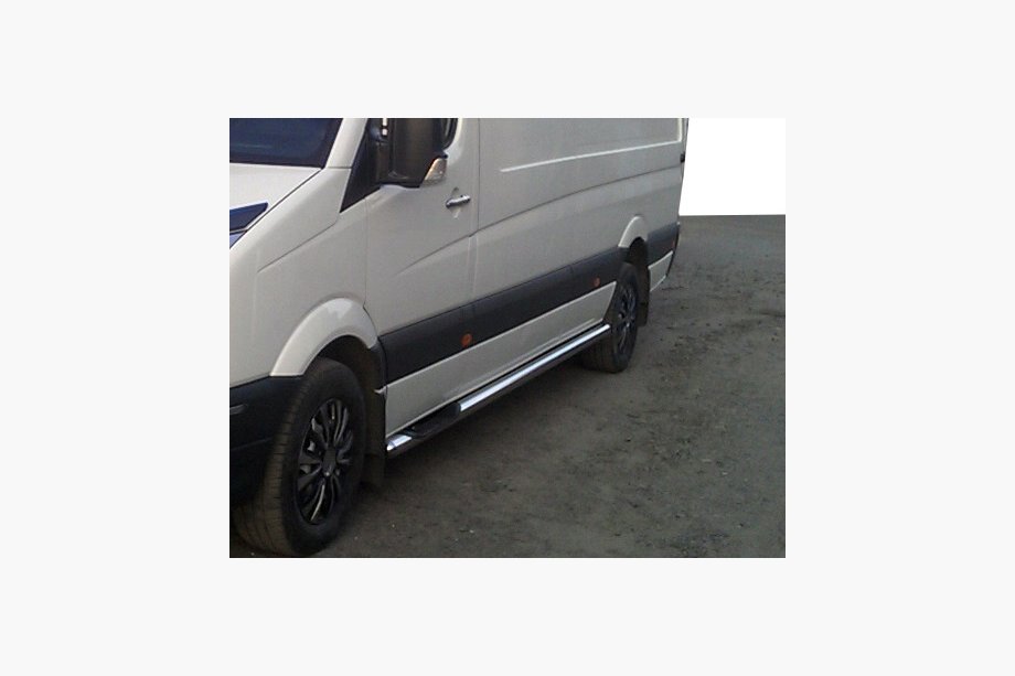 Nissan Interstar 2002–2010 Sānu aizsargcaurules (2 gab., nerūsējošais tērauds) Image