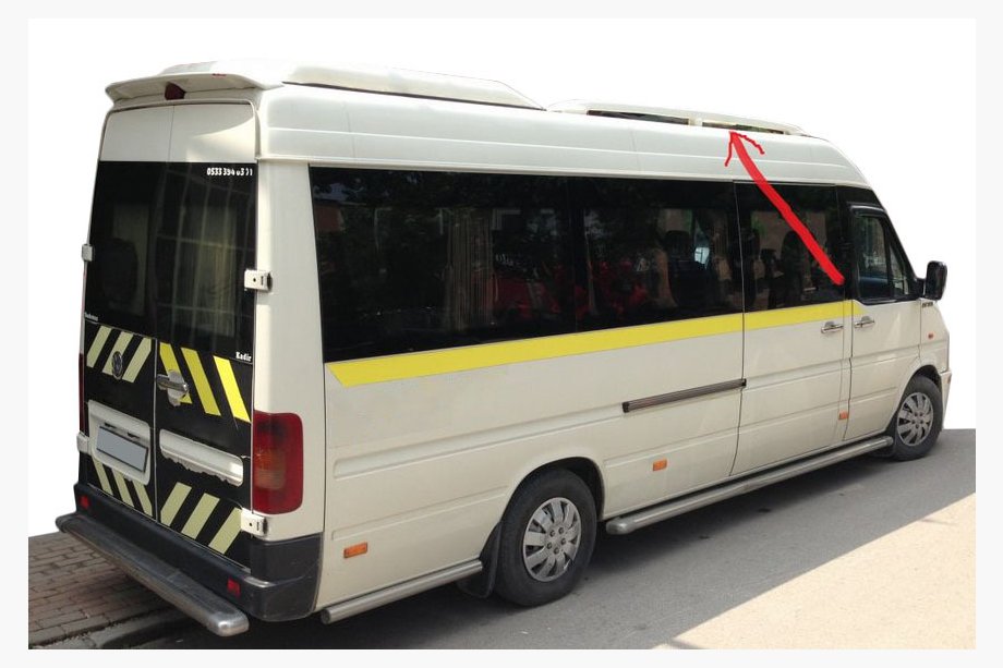 Mercedes Sprinter W901/902/903/904/905 1995–2006 Jumta reliņi (krāsošanai, 2 gab.) Image