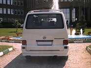 Volkswagen T4 Caravelle/Multivan 1990–2003 Aizmugurējā bampera uzlika (krāsošanai) foto 2