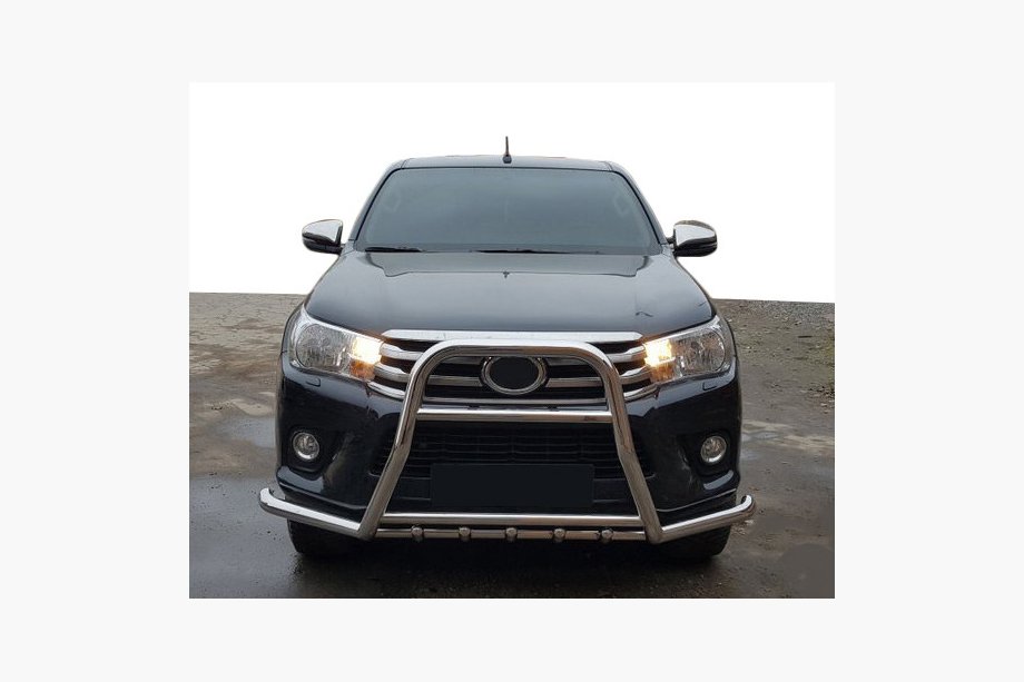Toyota Hilux 2015– Priekšējais aizsargstienis F1-59 (nerūsējošais tērauds) Image