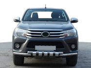 Toyota Hilux 2015– Priekšējais aizsargstienis F3-34 (nerūsējošais tērauds) foto 1