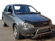 Lada Kalina 2004–2011 Nerūsējošā tērauda priekšējais aizsargstienis (bullbar) WT003 (60 mm) foto 1
