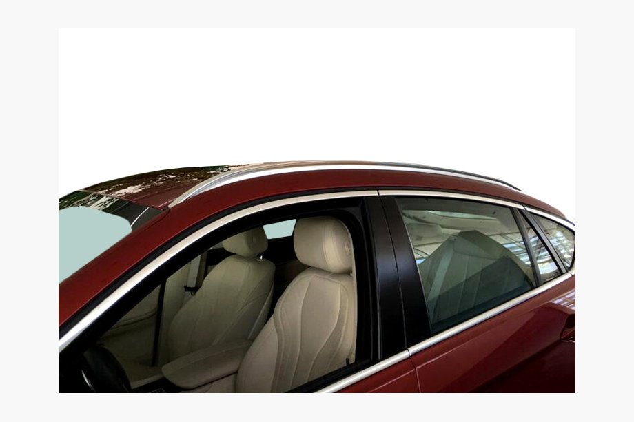 BMW X6 F16 2014–2019 Integrētie jumta reliņi, hromēti OEM (alumīnijs, montāža ar līmi) Image