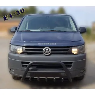 Bullbar WT003 Black (nerūsējošais tērauds) Volkswagen T5 2010–2015 foto 1