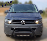 Volkswagen T5 2010–2015 Bullbar WT003 Black (nerūsējošais tērauds) foto 1