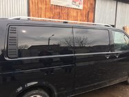 Volkswagen T5 Multivan 2003–2010 Jumta reliņi CROWN (matēti pelēki) foto 4