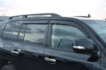 Lexus LX570/450d 2008–2022 Logu vēja deflektori 11 cm (4 gab., Niken) foto 1