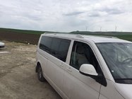 Volkswagen T6 2015–2024 Jumta reliņi Skyport (balti) foto 3