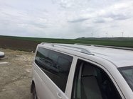 Volkswagen T6 2015–2024 Jumta reliņi Skyport (balti) foto 4