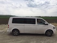 Volkswagen T6 2015–2024 Jumta reliņi Skyport (balti) foto 10