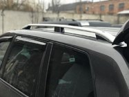 Volkswagen Touareg 2002–2010 Jumta reliņi Skyport (matēti pelēki) foto 3