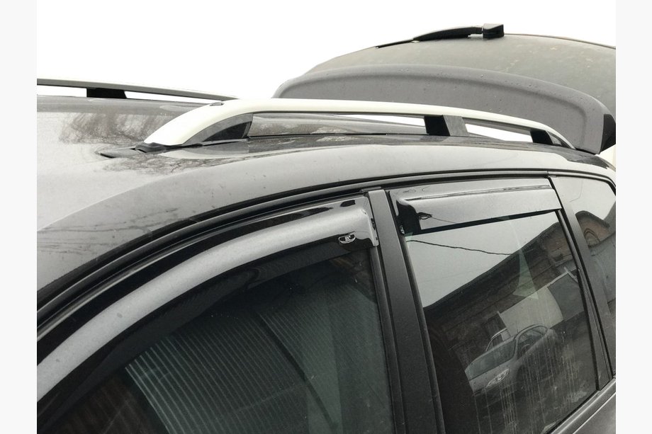 Volkswagen Touareg 2002–2010 Jumta reliņi Skyport (matēti pelēki) Image