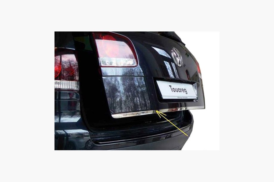 Volkswagen Touareg 2010–2018 Bagāžnieka vāka apmale (nerūsējošais tērauds) Image