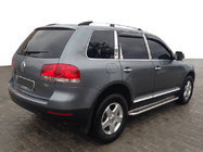 Volkswagen Touareg 2002–2010 Jumta reliņi hromēti (plastmasas kājas) Metāla kājiņa foto 1