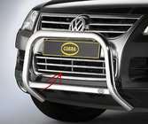Volkswagen Touareg 2002–2010 Priekšējā bufera režģis (nerūsējošais tērauds) 2003-2008 foto 1