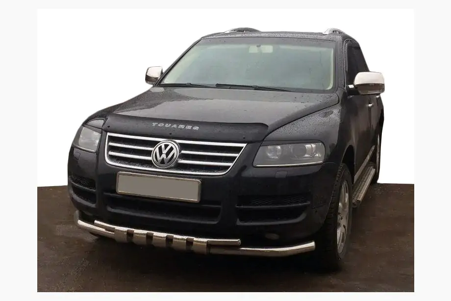 Volkswagen Touareg 2002–2010 Priekšējais bullbar ST015 (nerūsējošais tērauds) Image