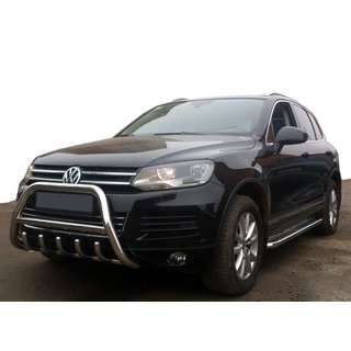 Priekšējais bullbar WT003 (nerūsējošais tērauds) foto 4