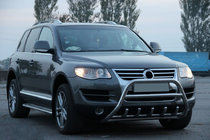 Volkswagen Touareg 2002–2010 Priekšējais bullbārs WT003 Special (nerūsējošais tērauds) foto 5