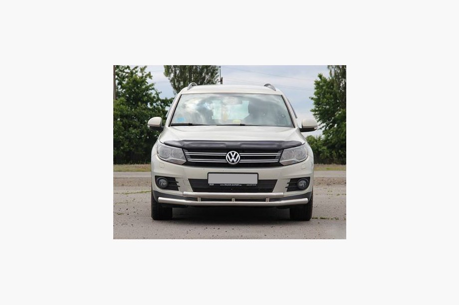 Volkswagen Tiguan 2007–2016 Priekšējais aizsargstienis ST016 (nerūsējošais tērauds) Foto 1