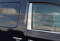 Volkswagen Caddy 2004–2010 Uzlikas durvju statņiem (2 gab., nerūsējošais tērauds) Carmos - turku teras foto 1