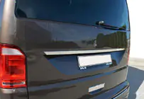 Volkswagen T6 2015–2024 Līste virs numura zīmes (nerūsējošais tērauds) foto 1