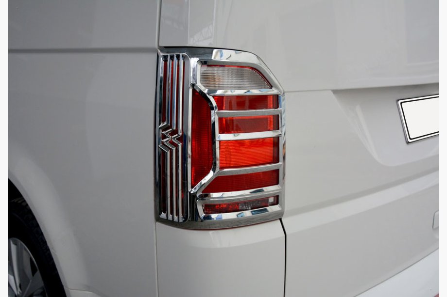 Volkswagen T6 2015–2024 Aizmugurējo lukturu hromēti rāmji OmsaLine (2 gab., ABS hroms) Image