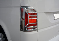 Volkswagen T6 2015–2024 Aizmugurējo lukturu hromēti rāmji OmsaLine (2 gab., ABS hroms) foto 1