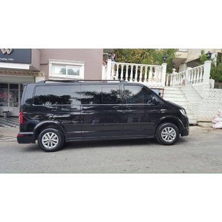 Jumta reliņi Skyport (melni) Volkswagen T5 2010–2015 foto 2