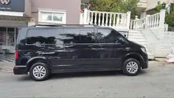 Volkswagen T5 2010–2015 Jumta reliņi Skyport (melni) foto 2