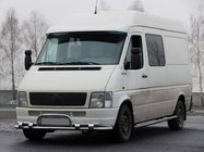Volkswagen LT 1995–2006 Priekšējais aizsargstienis ST020 (nerūsējošais tērauds) foto 1