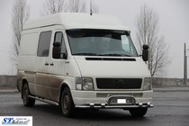 Volkswagen LT 1995–2006 Priekšējais aizsargstienis ST020 (nerūsējošais tērauds) foto 3