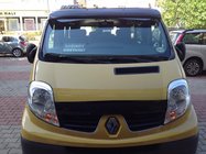 Renault Trafic 2001–2015 Vējstikla vizieris (melns spīdīgs, 5 mm) foto 6