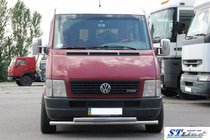 Volkswagen LT 1995–2006 Priekšējais aizsargstienis ST014 (nerūsējošais tērauds) foto 2