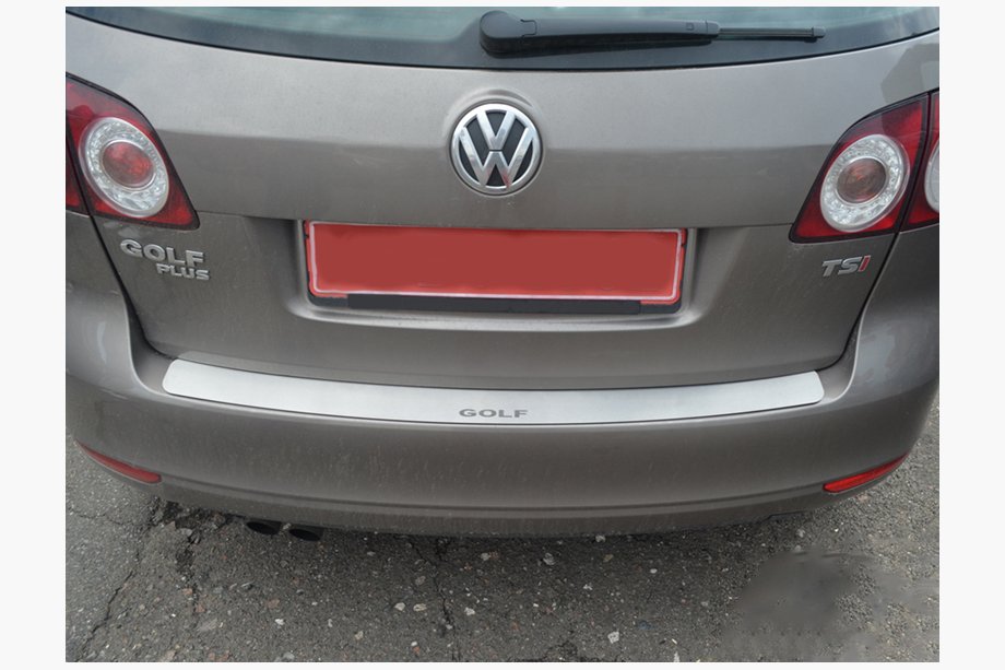 Volkswagen Golf Plus 2004–2014 Aizmugurējā bampera uzlika Nataniko (nerūsējošais tērauds) Image