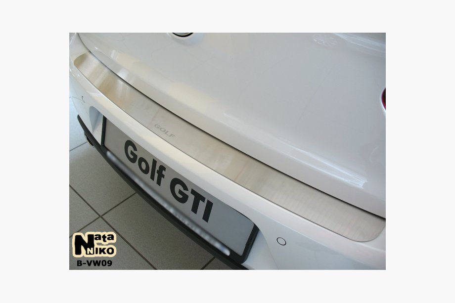 Volkswagen Golf 6 2008–2014 Aizmugurējā bampera uzlika Nataniko (nerūsējošais tērauds) Hečbeks Image